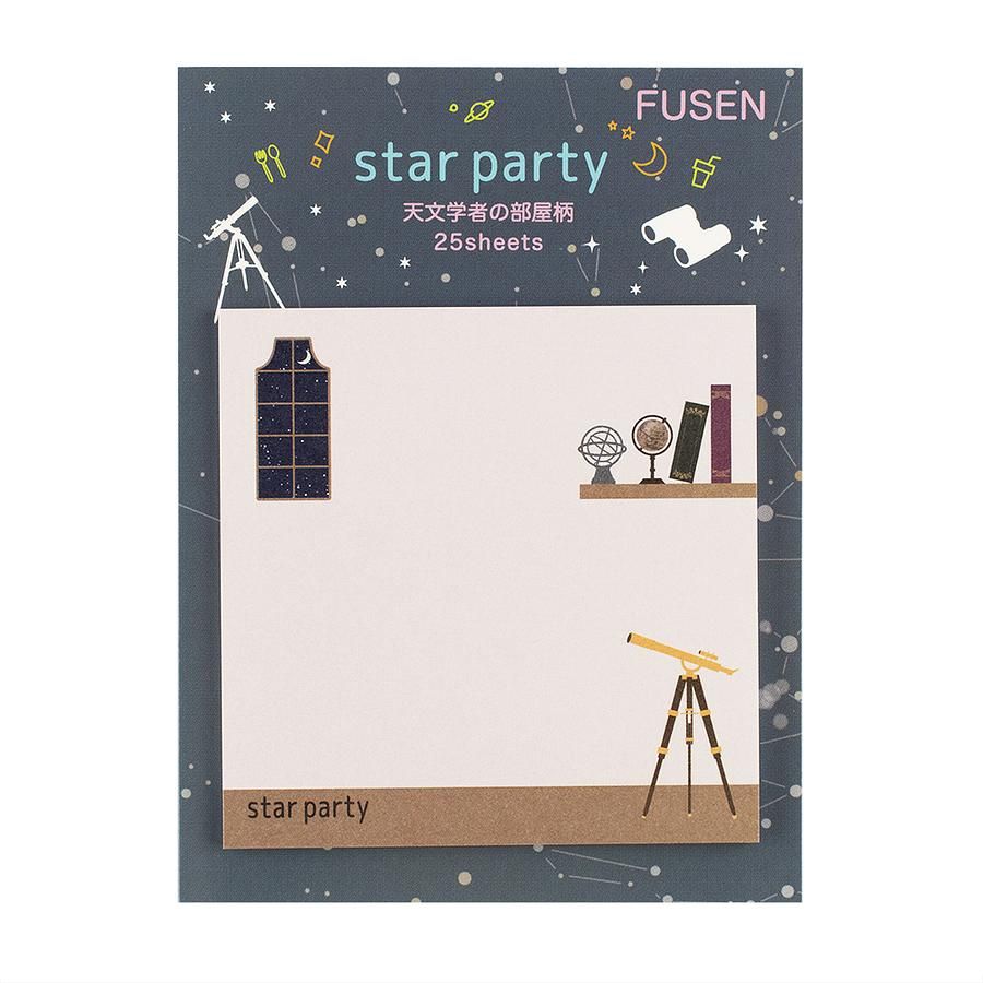 日本 MIDORI VIXEN Fusen便條紙/ Astronomy Interior